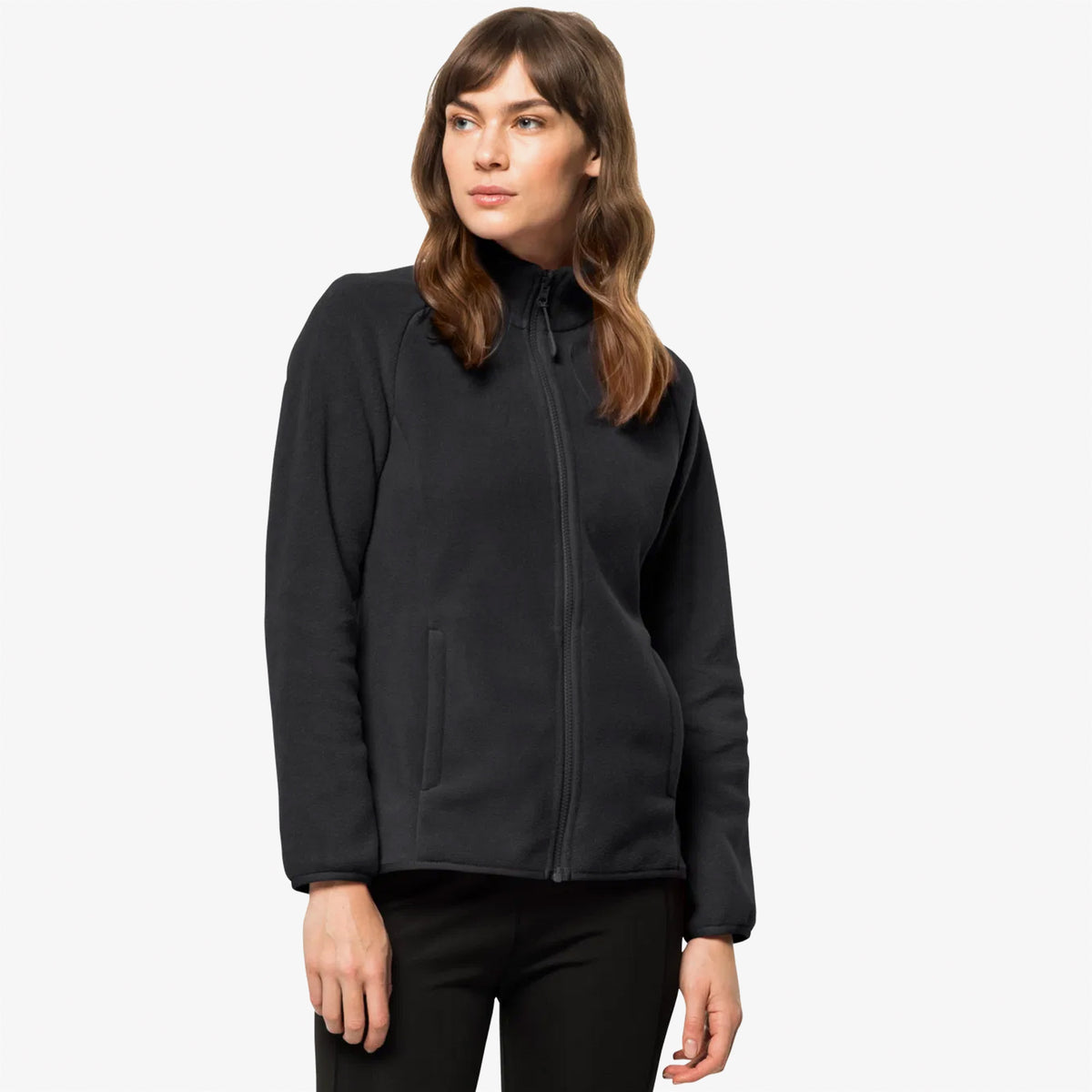 Jack Wolfskin Moonrise 3'ü 1 Arada Kadın Siyah Outdoor Mont