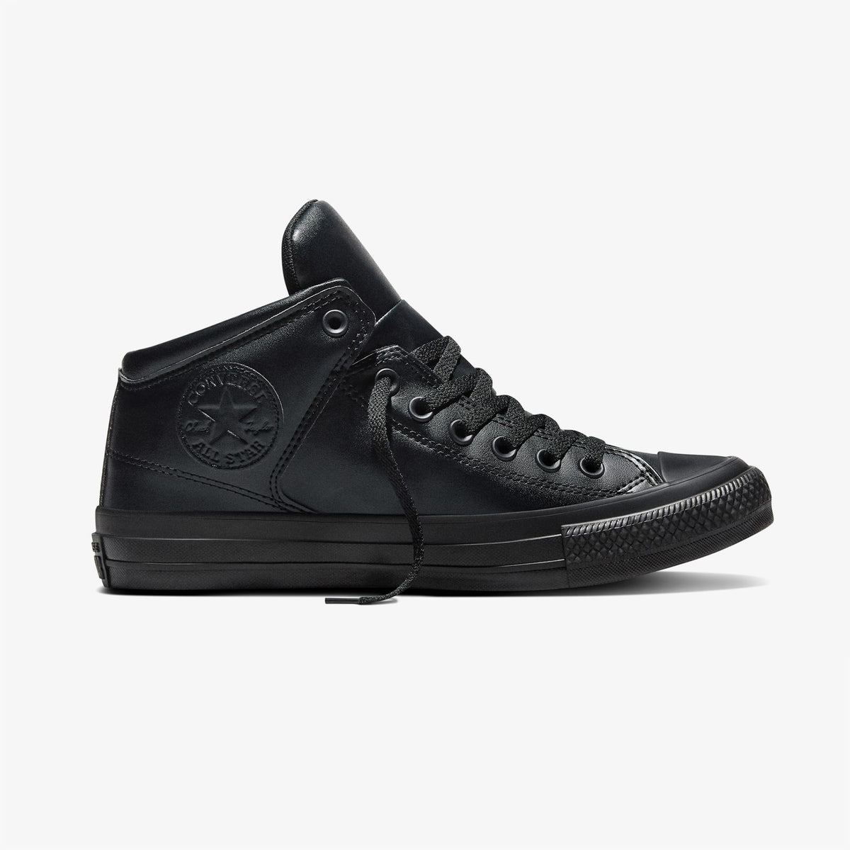 Converse Chuck Taylor All Star High Street Deri Siyah Sneaker