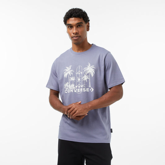 Converse Erkek Mavi T-shirt