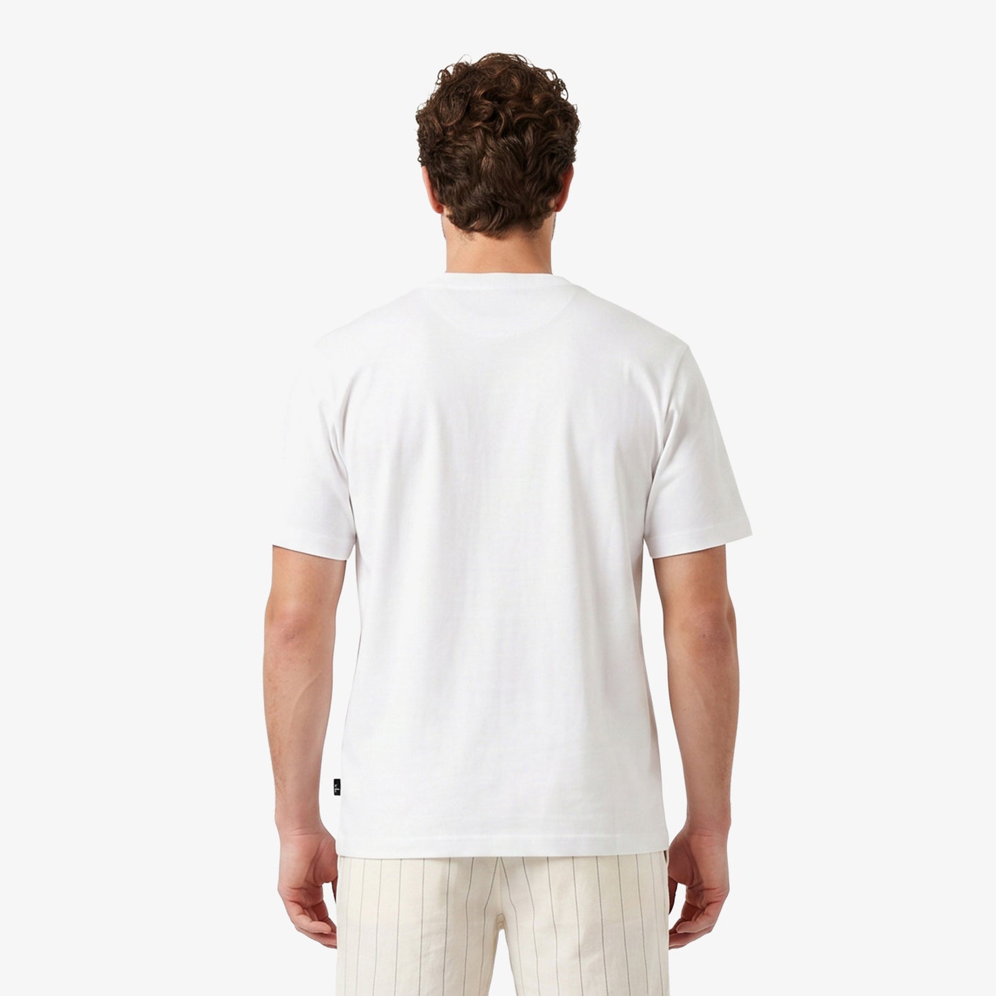 Nautica Regular Fit Erkek Beyaz T-shirt