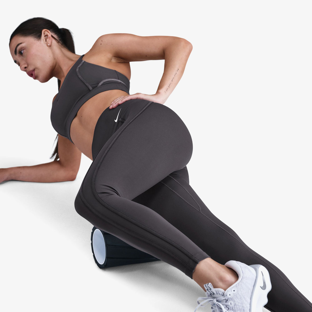 Nike Df One Hr 7/8 Tght Spt Wt Kadın Siyah Tayt