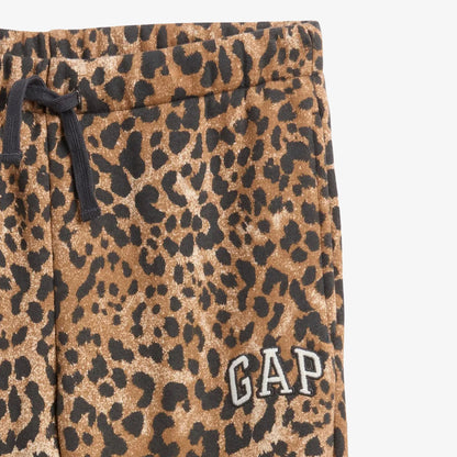 Gap V-fa Logo Heritage Çocuk Kahverengi Eşofman Altı