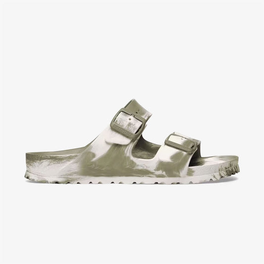 Birkenstock Arizona Eva Erkek Haki Çift Bantlı Plaj Terliği