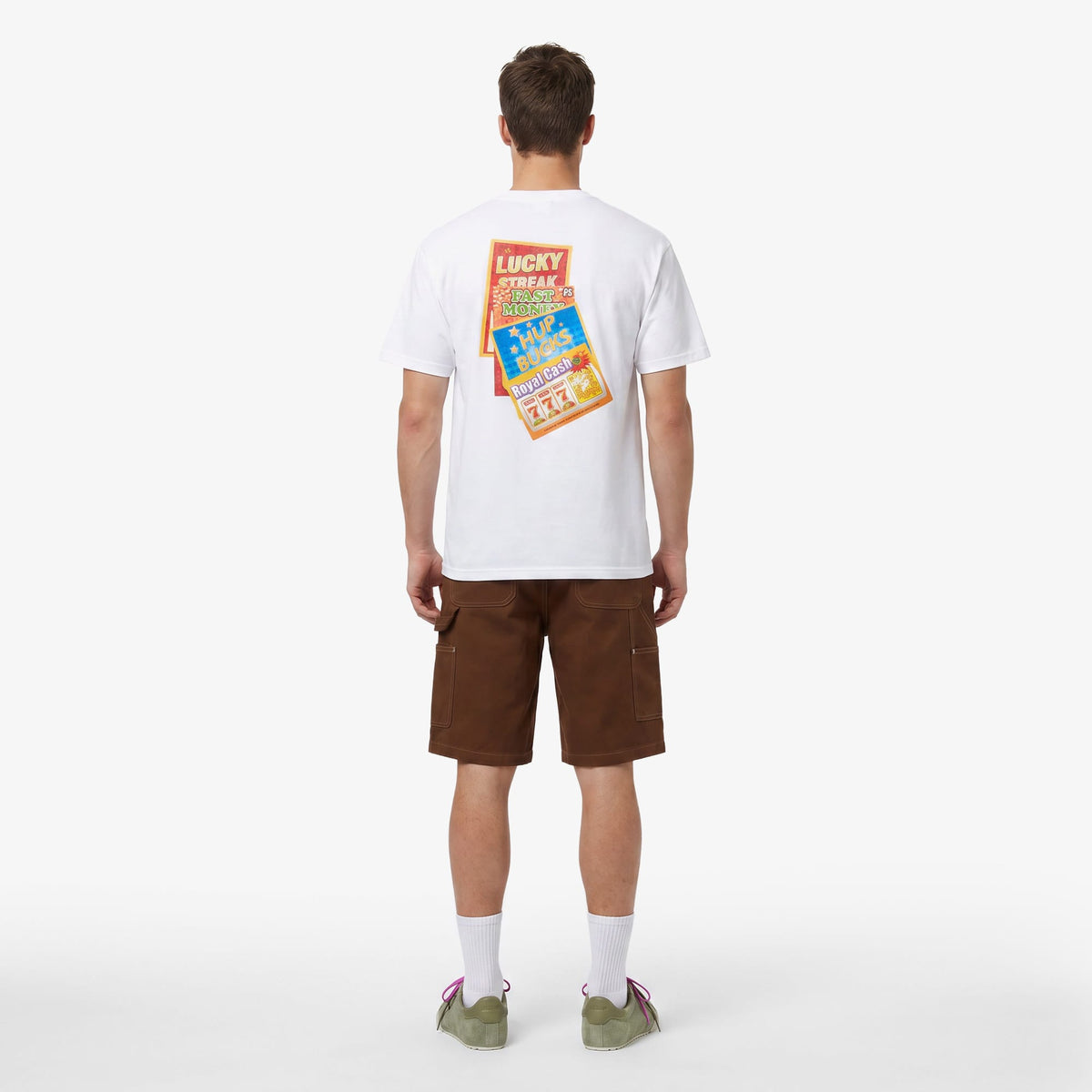 Huf Lucky Erkek Beyaz T-shirt
