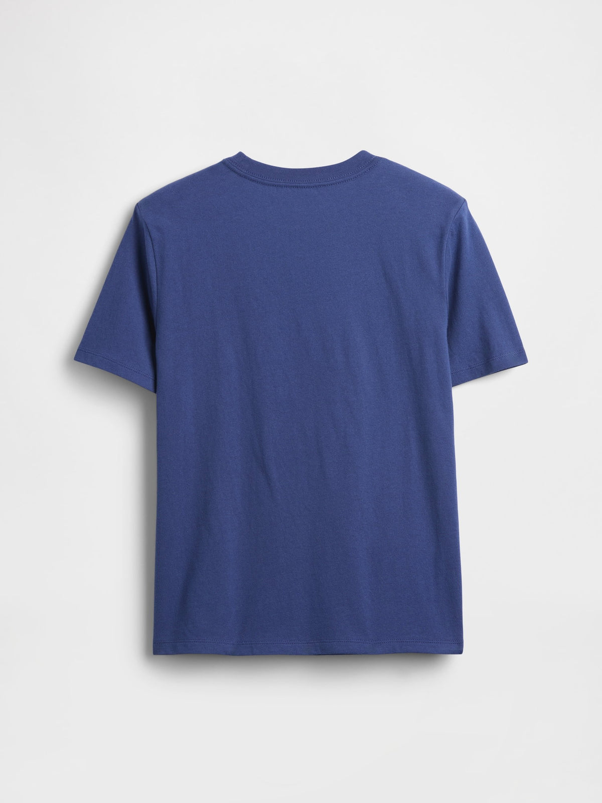 Koyu Mavi Grafik Baskılı T-shirt