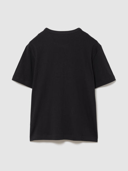 Siyah Heavyweight Tonal Gap Logo T-shirt