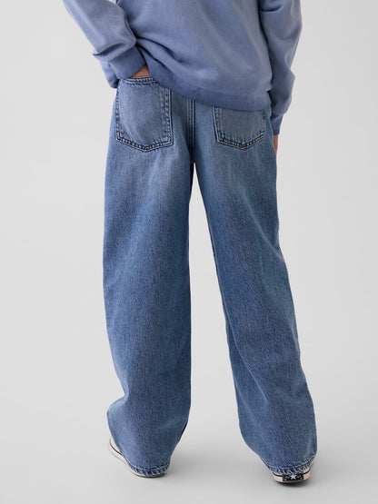Açık Mavi Baggy Jean Pantolon