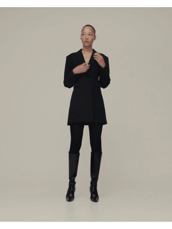 Siyah Gapstudio Tailored Blazer Elbise