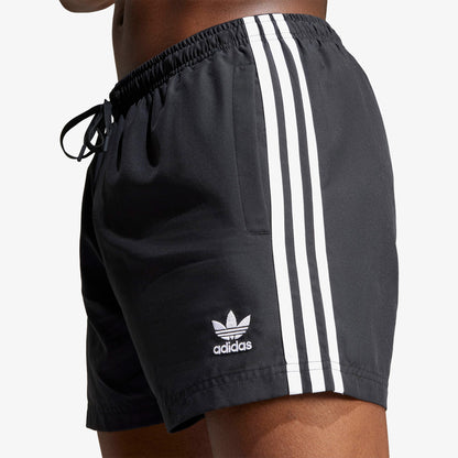 Adidas Adicolor 3 Striped 13 Cm Erkek Siyah Deniz Şortu