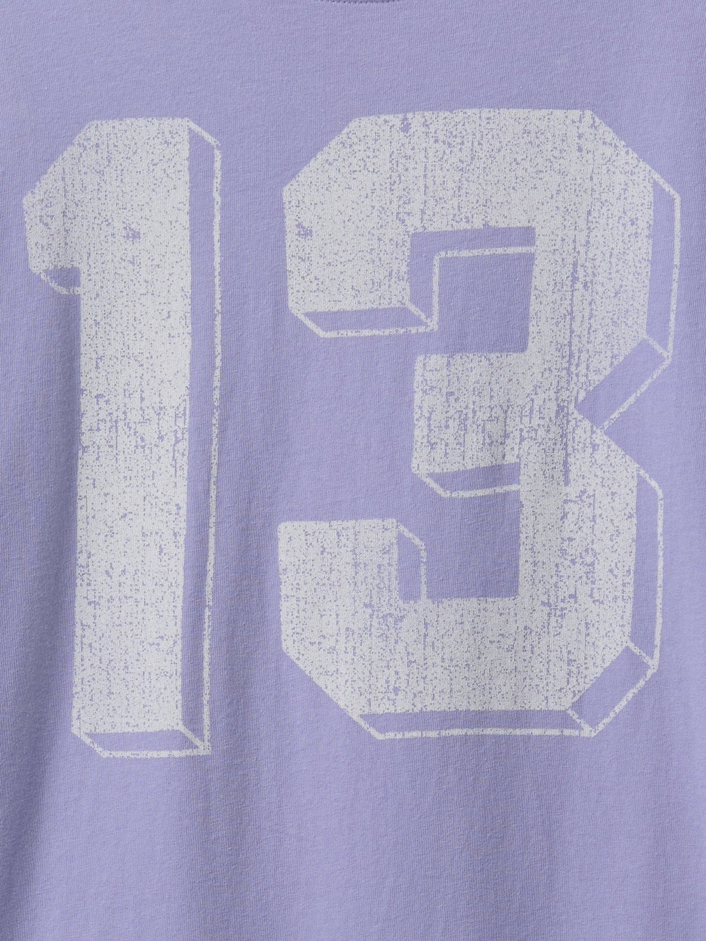 Lila Varsity Grafik Tunik T-shirt