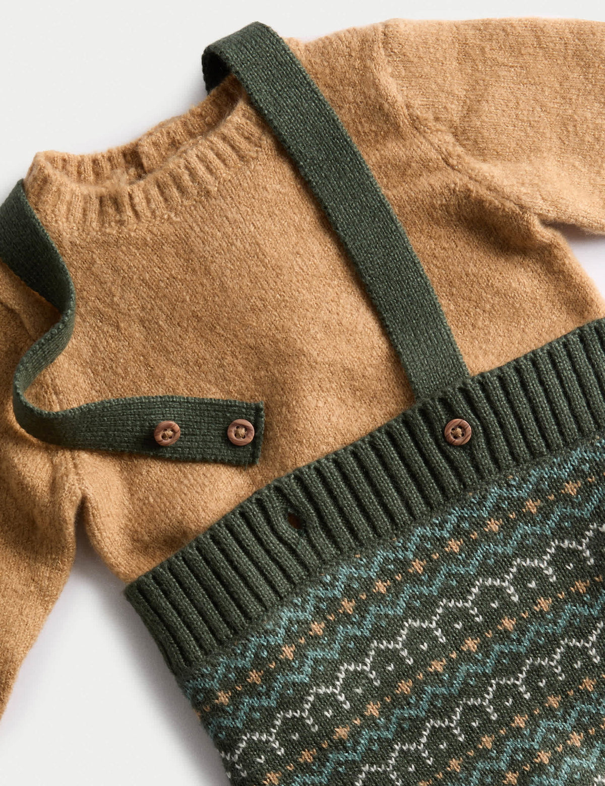Fair Isle Desenli Takım (0-12 Ay)
