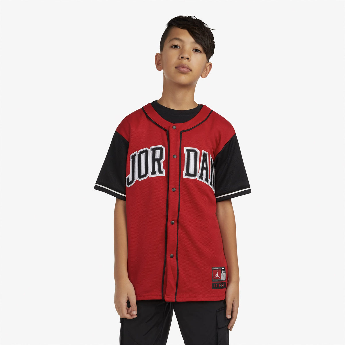 Jordan Baseball Jersey Çocuk Kırmızı T-shirt