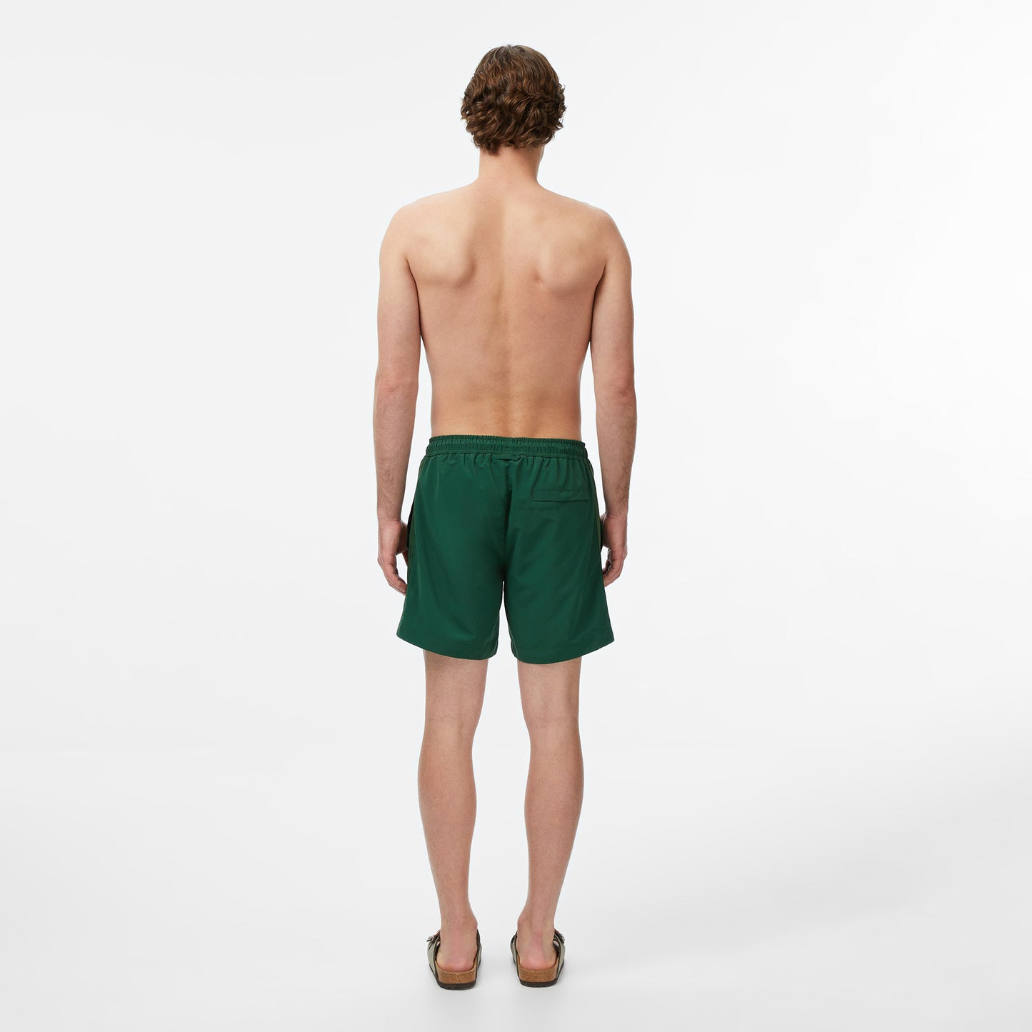 Lacoste Erkek Regular Fit Koyu Yeşil Deniz Şortu