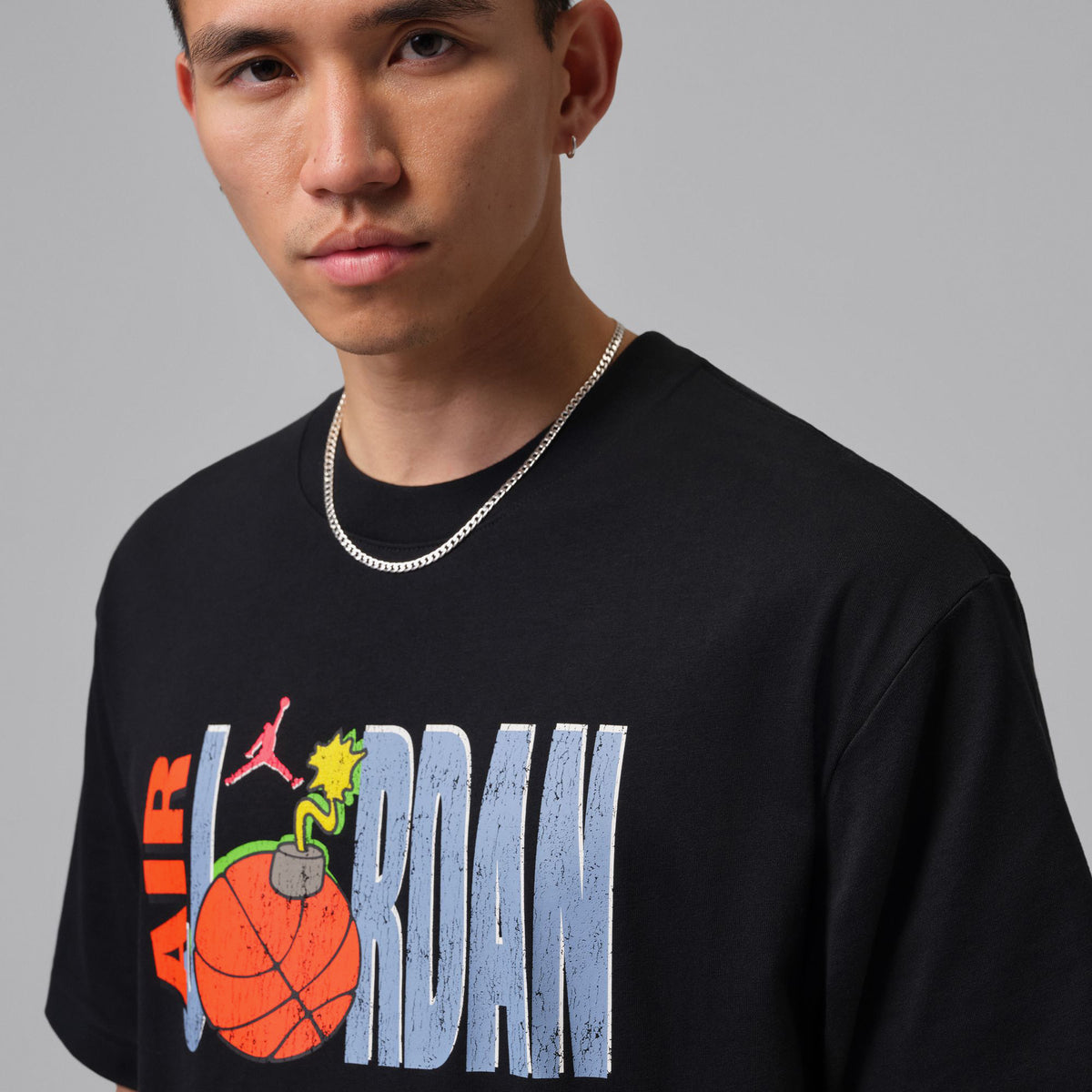 Jordan No Franchise Erkek Siyah T-shirt