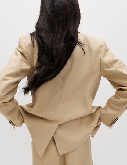 Keten Karışımlı Blazer