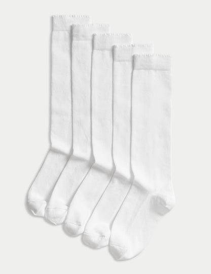 5'li Freshfeet™ Diz Altı Çorap (2-11 Yaş)