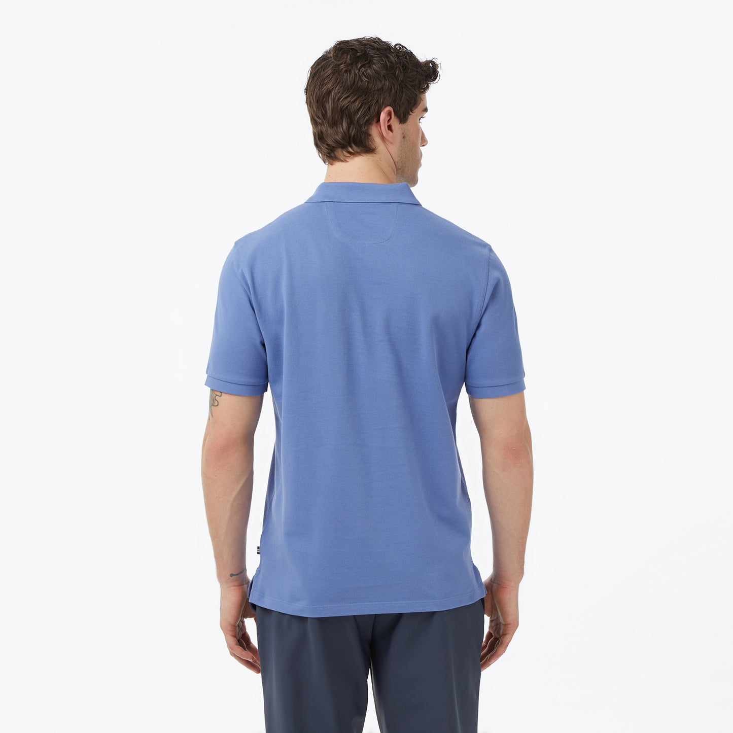 Nautica Erkek Mavi Regular Fit Polo Yaka T-shirt