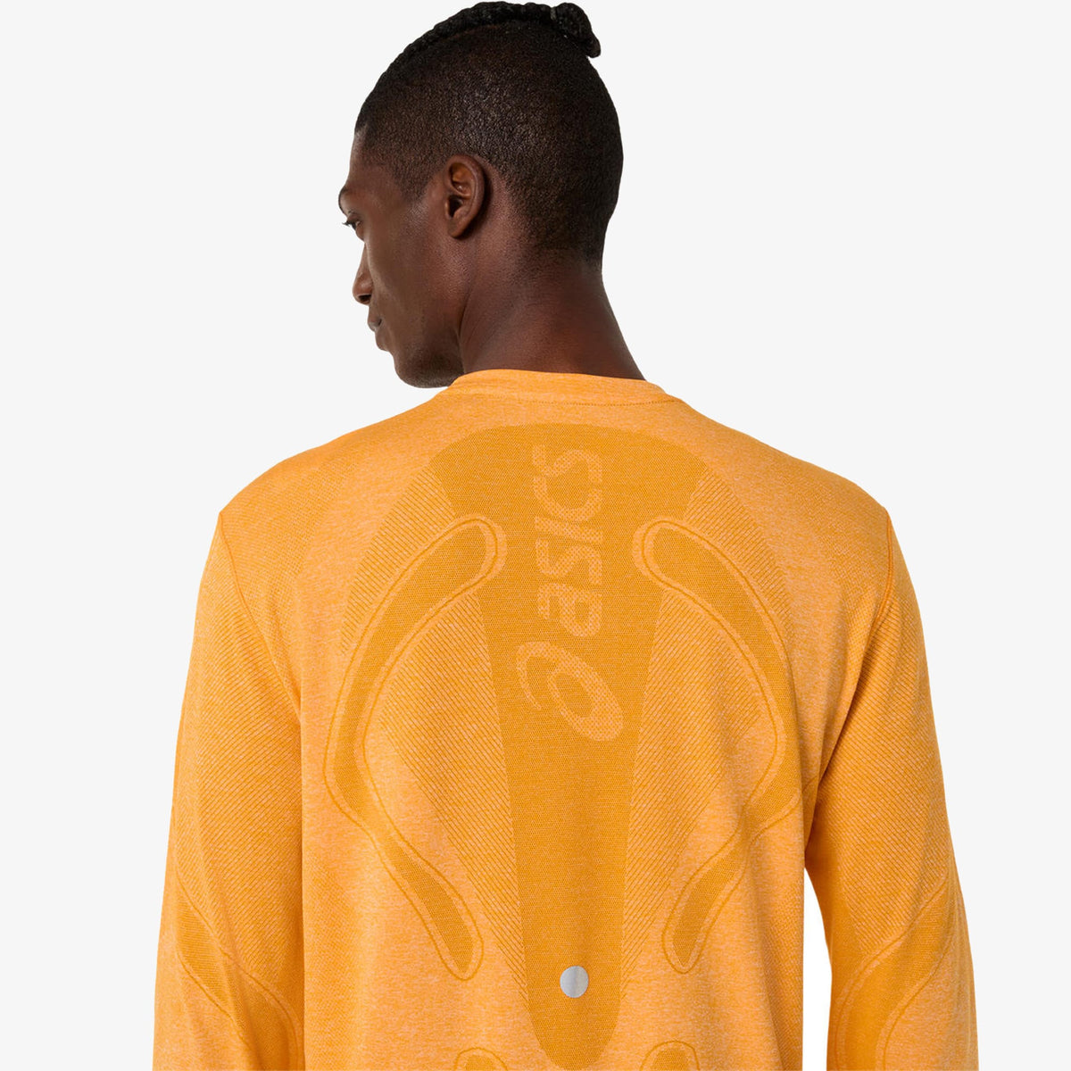 Asics Road Seamless Ls Top Erkek Turuncu Koşu Sweatshirt