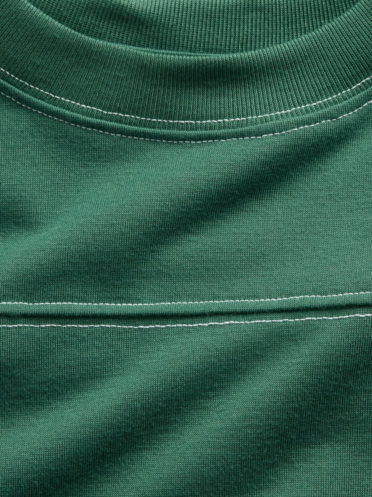 Koyu Yeşil Recycled Colorblock Pijama Takımı