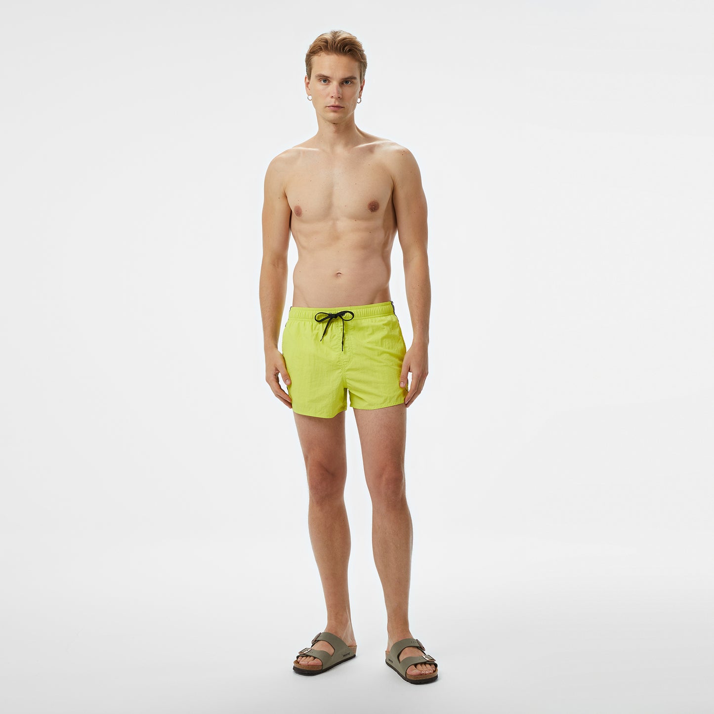 Puma Swim Crinkle Erkek Sarı Mayo