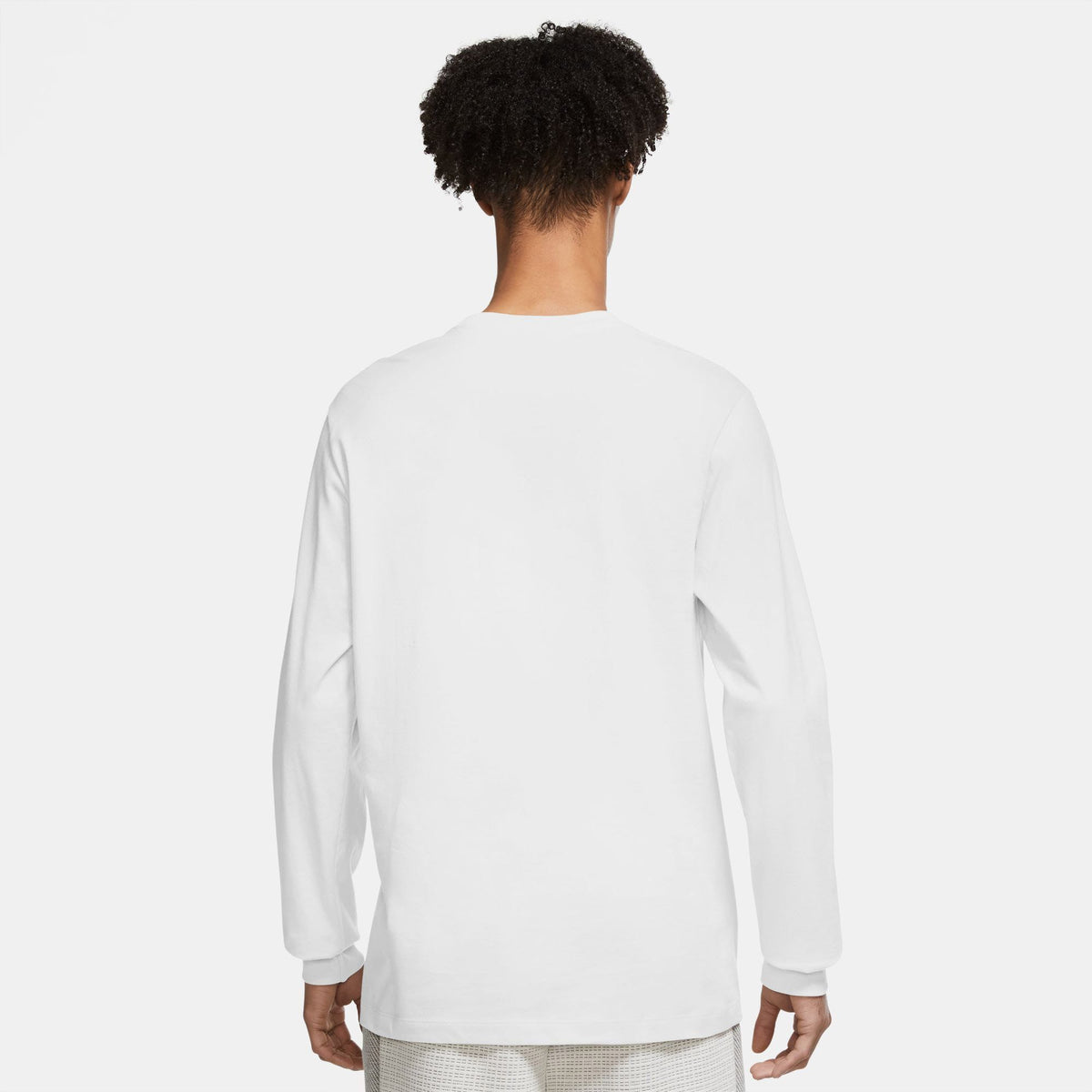 Nike Sportswear Club Erkek Beyaz Uzun Kollu T-shirt