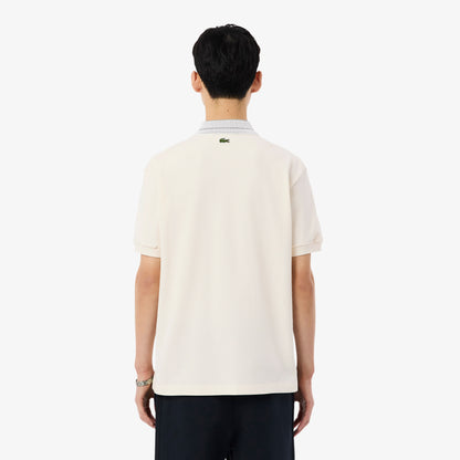 Lacoste Classic Fit Erkek Krem Polo