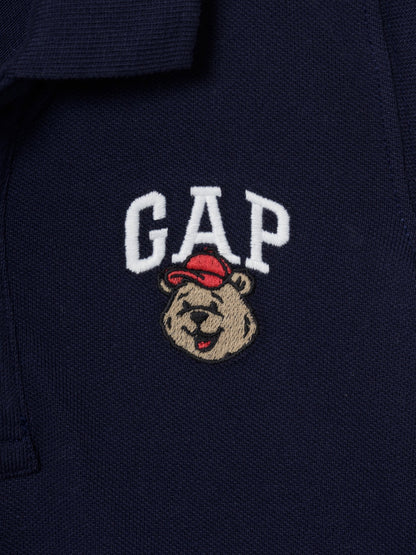 Lacivert Baby & Toddler Brannan Bear Polo Outfit Set