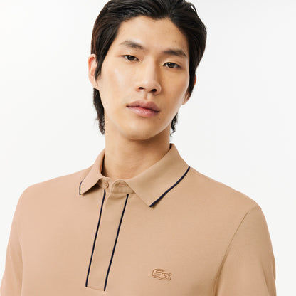 Lacoste Paris Erkek Regular Fit Organik Pamuk Bej Polo