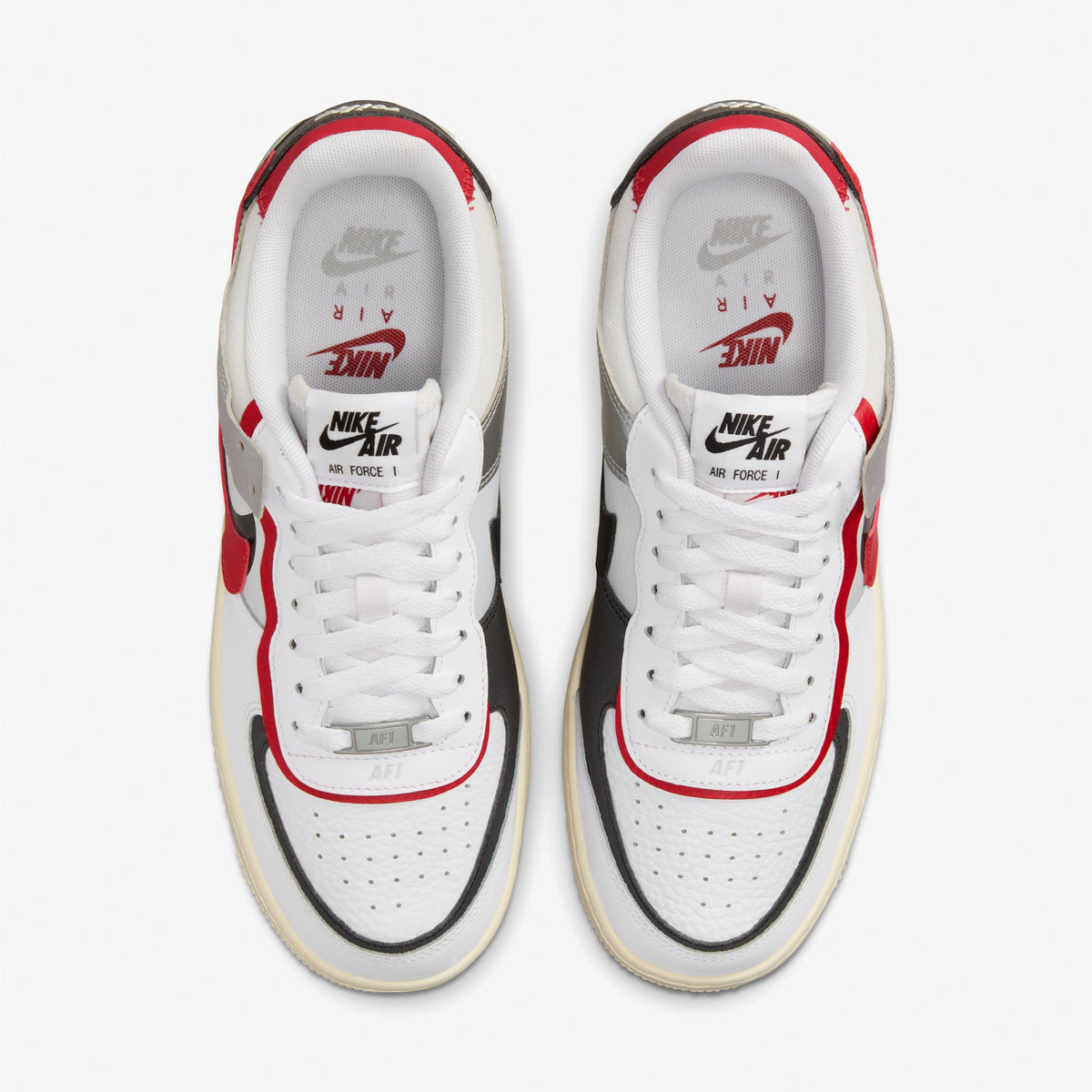 Nike Air Force 1 Shadow Kadın Kırmızı Beyaz Sneaker