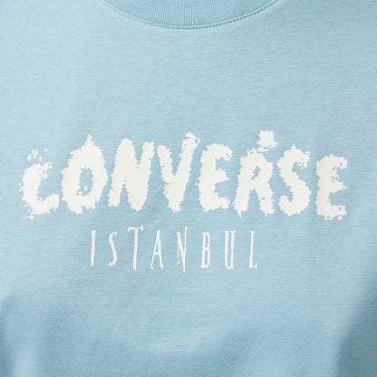 Converse Regular Fit Kadın Mavi T-shirt