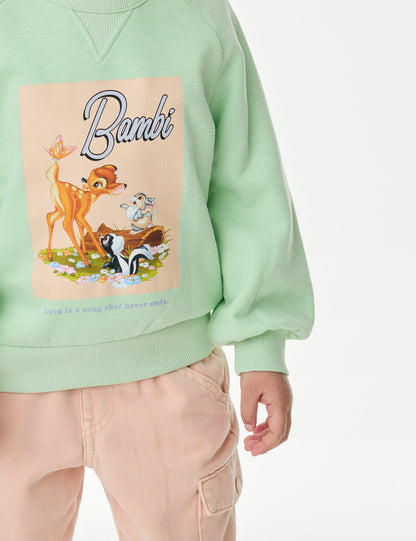 Pamuk Karışımlı Bambi™ Sweatshirt? (?12 Ay–8 Yaş)