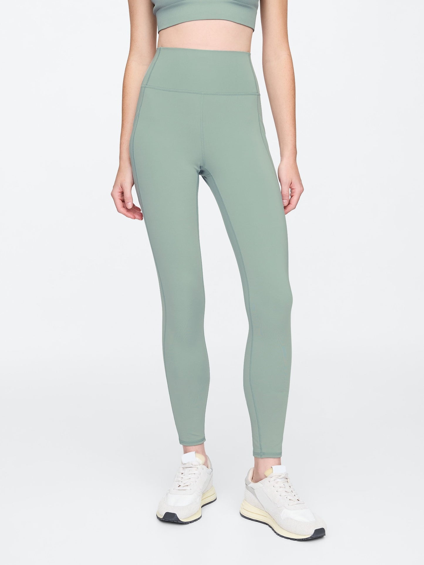 Yeşil Gapfit Sky High Studio Full-length Legging Tayt