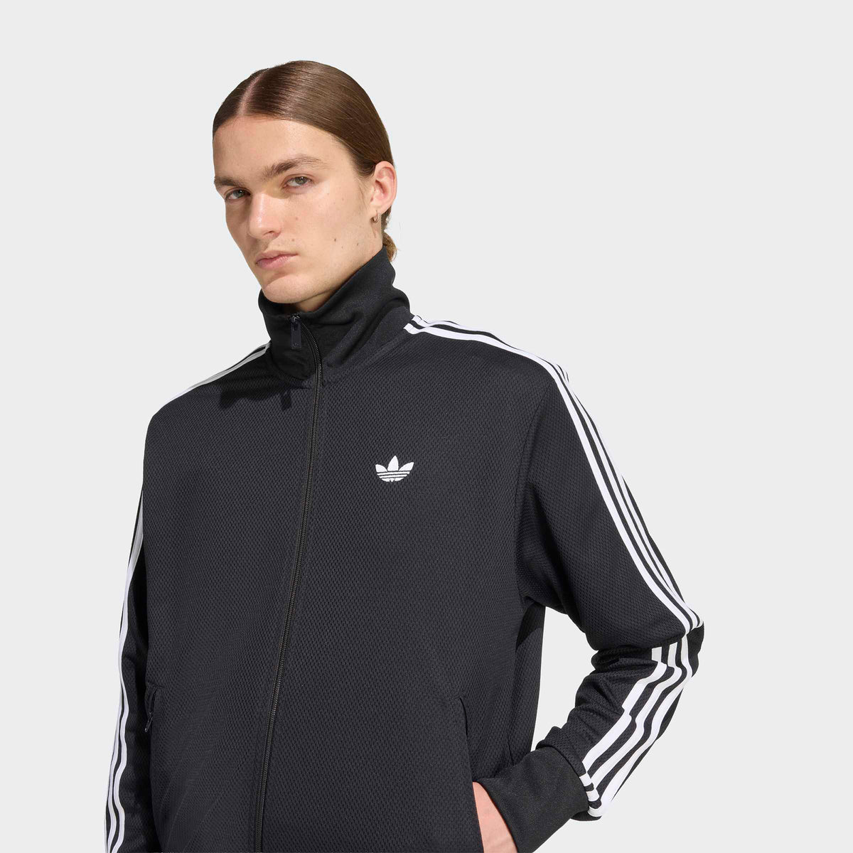 Adidas Firebird Adicolor Erkek Siyah Eşofman Üstü