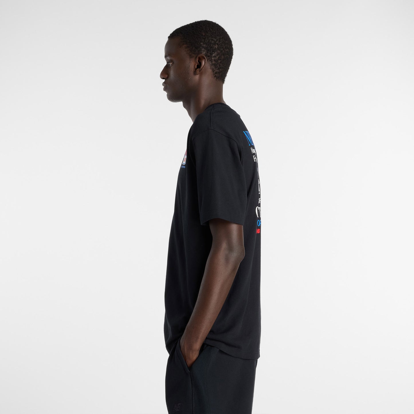 New Balance Lobster Roll Erkek Siyah T-shirt