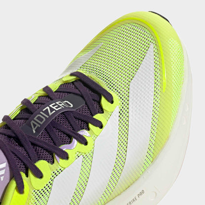 Adidas Adizero Boston 13 Kadın Sarı Koşu Ayakkabısı