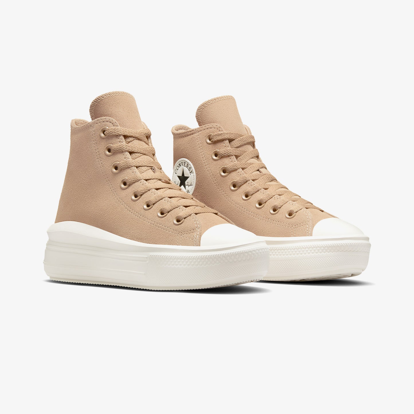 Converse Chuck Taylor All Star Move Platform Unisex Kahverengi Süet Sneaker