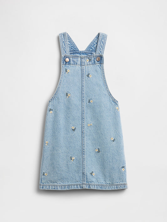 Açık Mavi Babygap Denim Tulum Etek