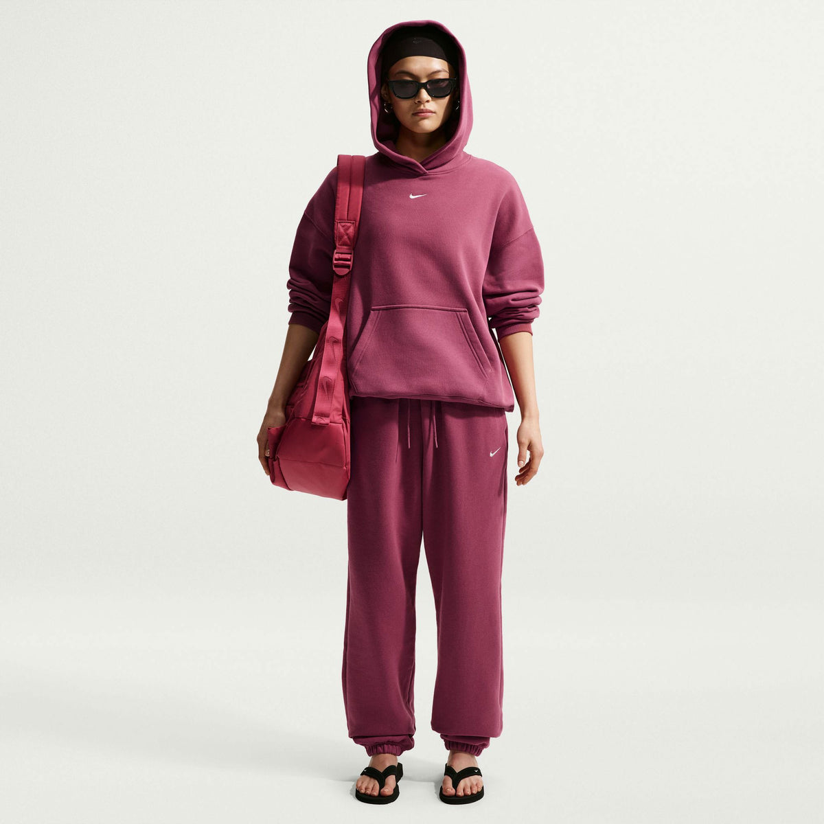 Nike Studio Fleece Kadın Pembe Sweatshirt