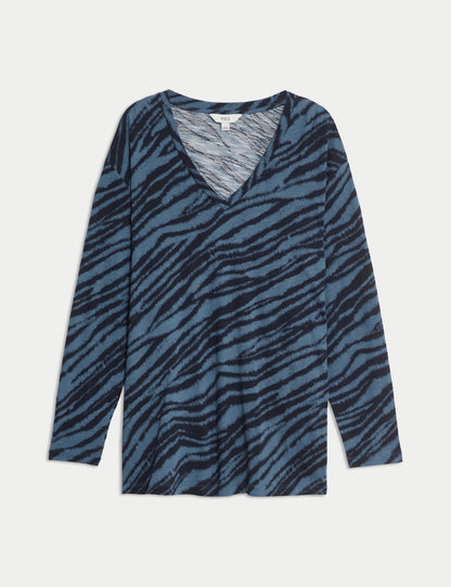 Modal V-yaka Relaxed Fit Bluz