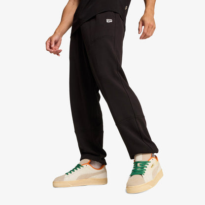 Puma Downtown Relaxed Unisex Siyah Eşofman Altı