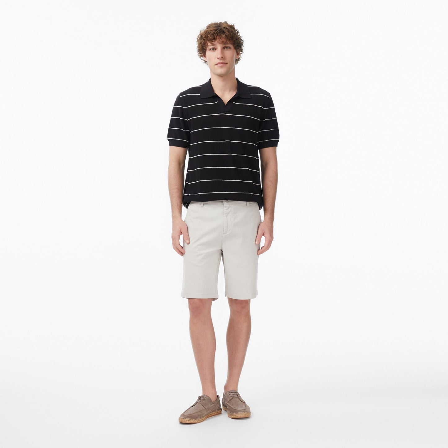 Nautica Erkek Gri Regular Fit Chino Şort