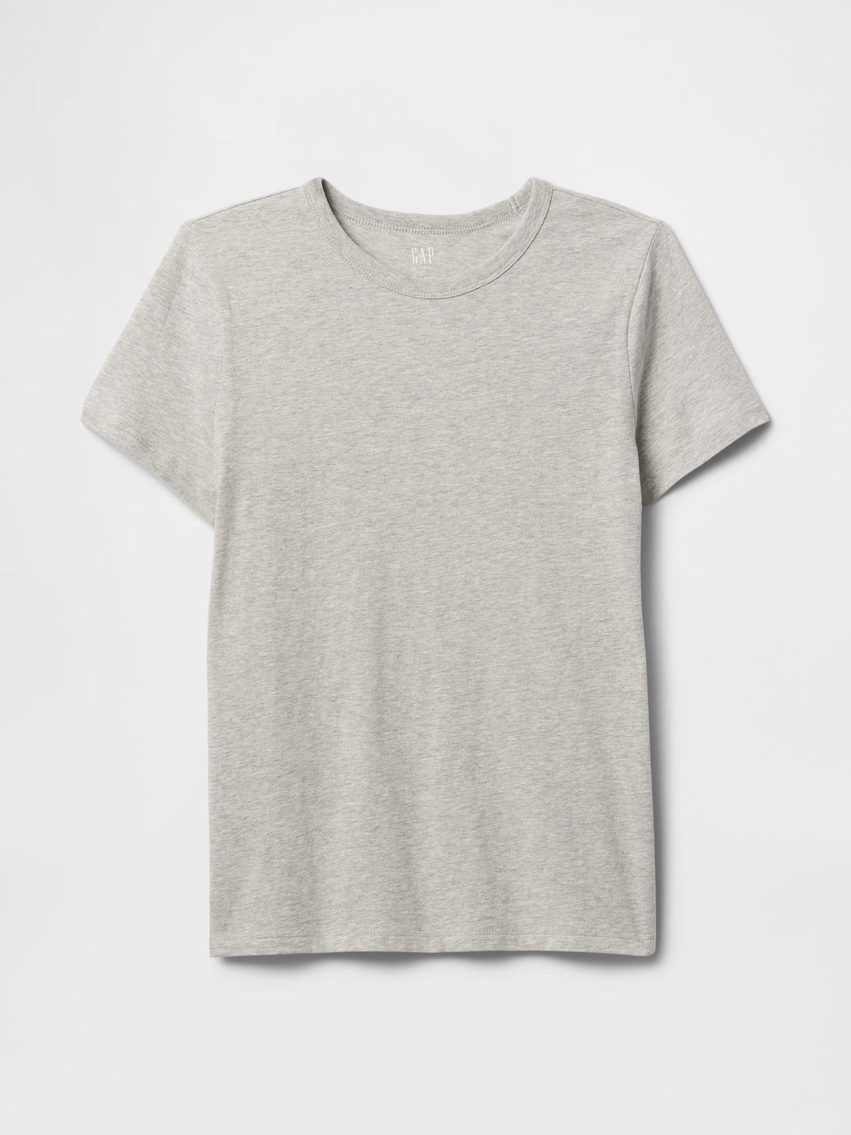 Gri Favorite Bisiklet Yaka T-shirt