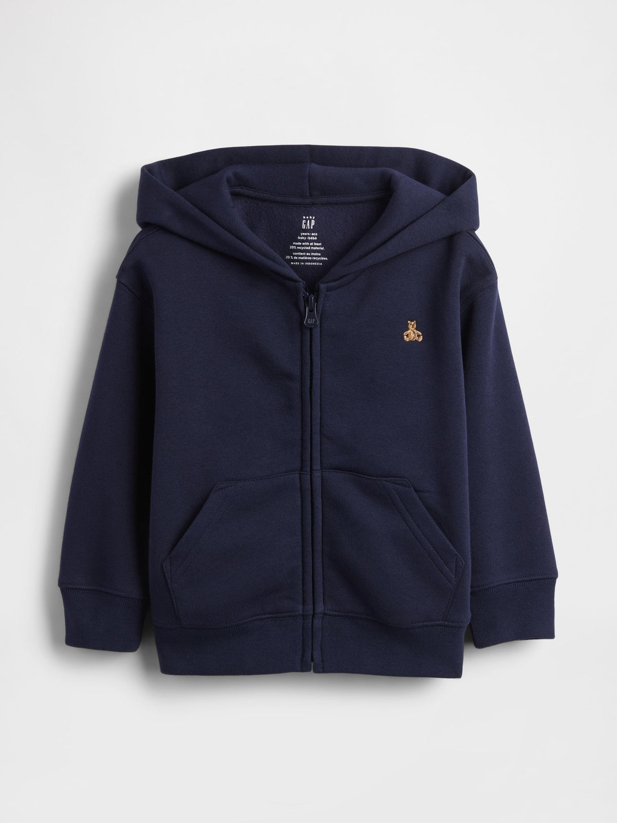 Lacivert Vintagesoft Fermuarlı Sweatshirt