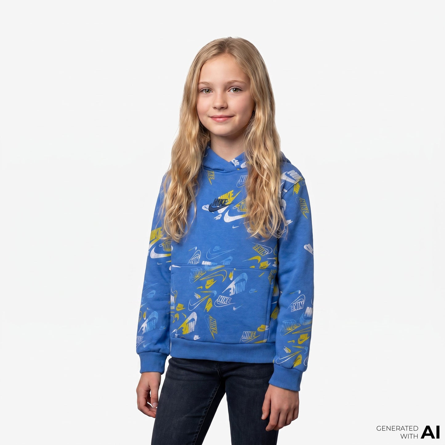 Nike Sportswear Reveal Çocuk Renkli Sweatshirt