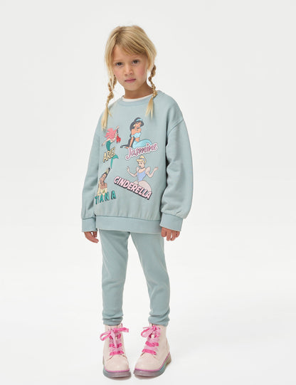 2'li Disney Princess:trade_mark: Outfit Set (2-8 Yaş)