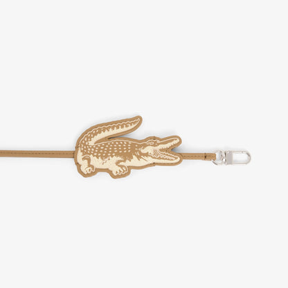 Lacoste L Charms Unisex Bej Anahtarlık