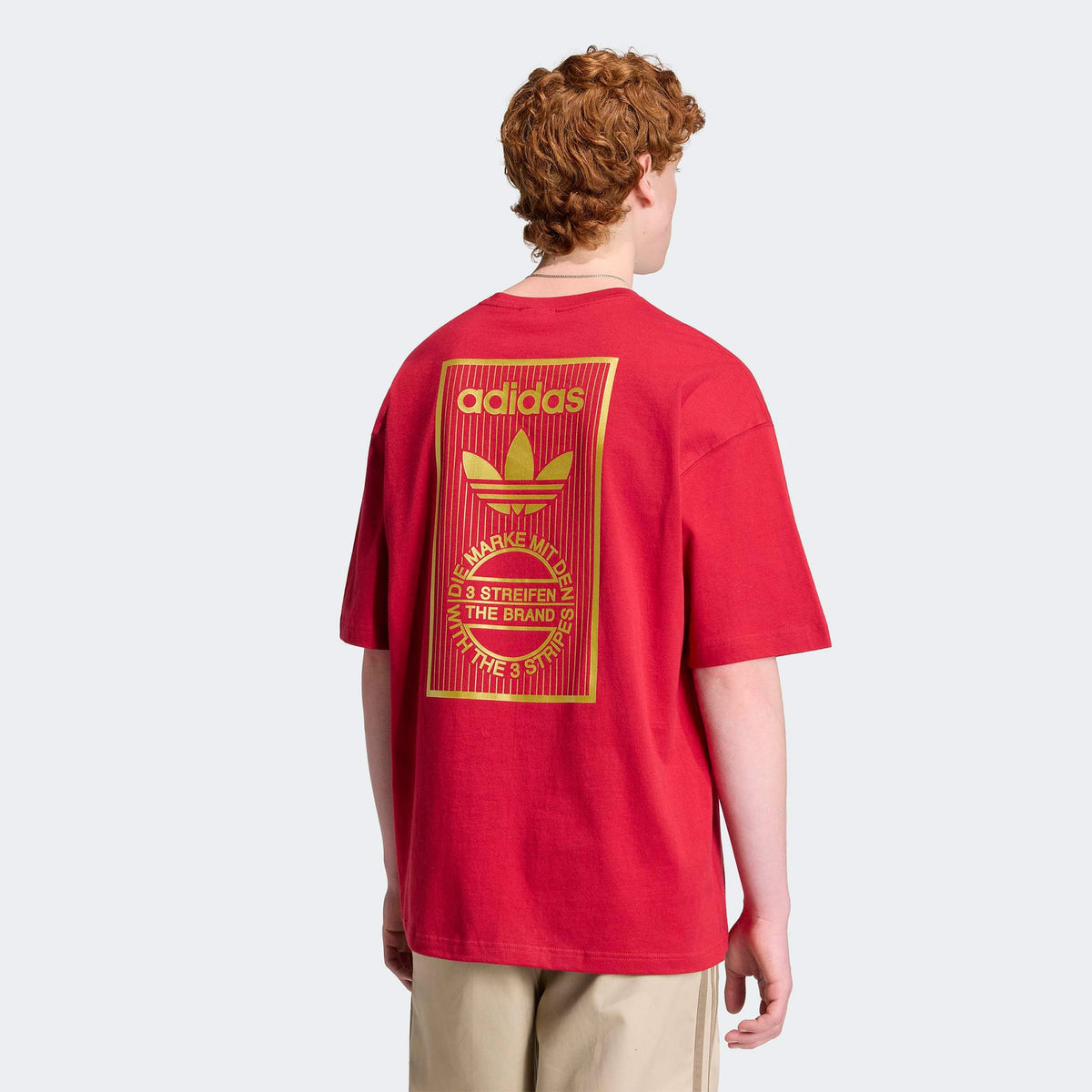 Adidas Varsity Gold Erkek Kırmızı T-shirt