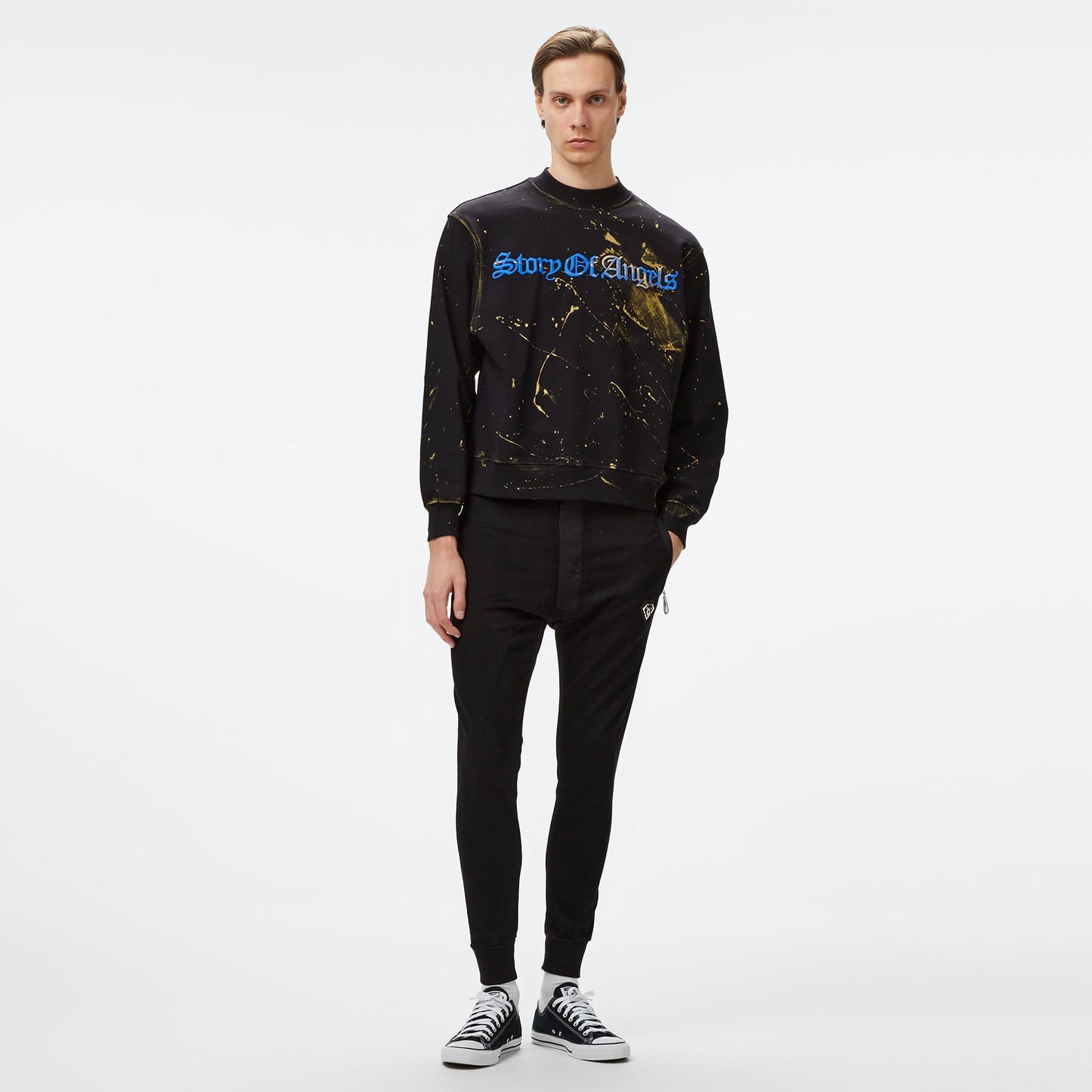 Story Of Angels Soa Dream Slim Shalvar Jogger Erkek Siyah Pantolon