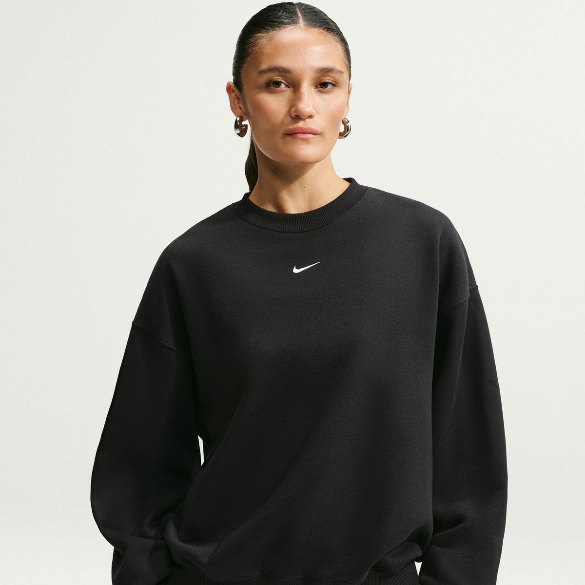Nike Studio Fleece Kadın Siyah Sweatshirt
