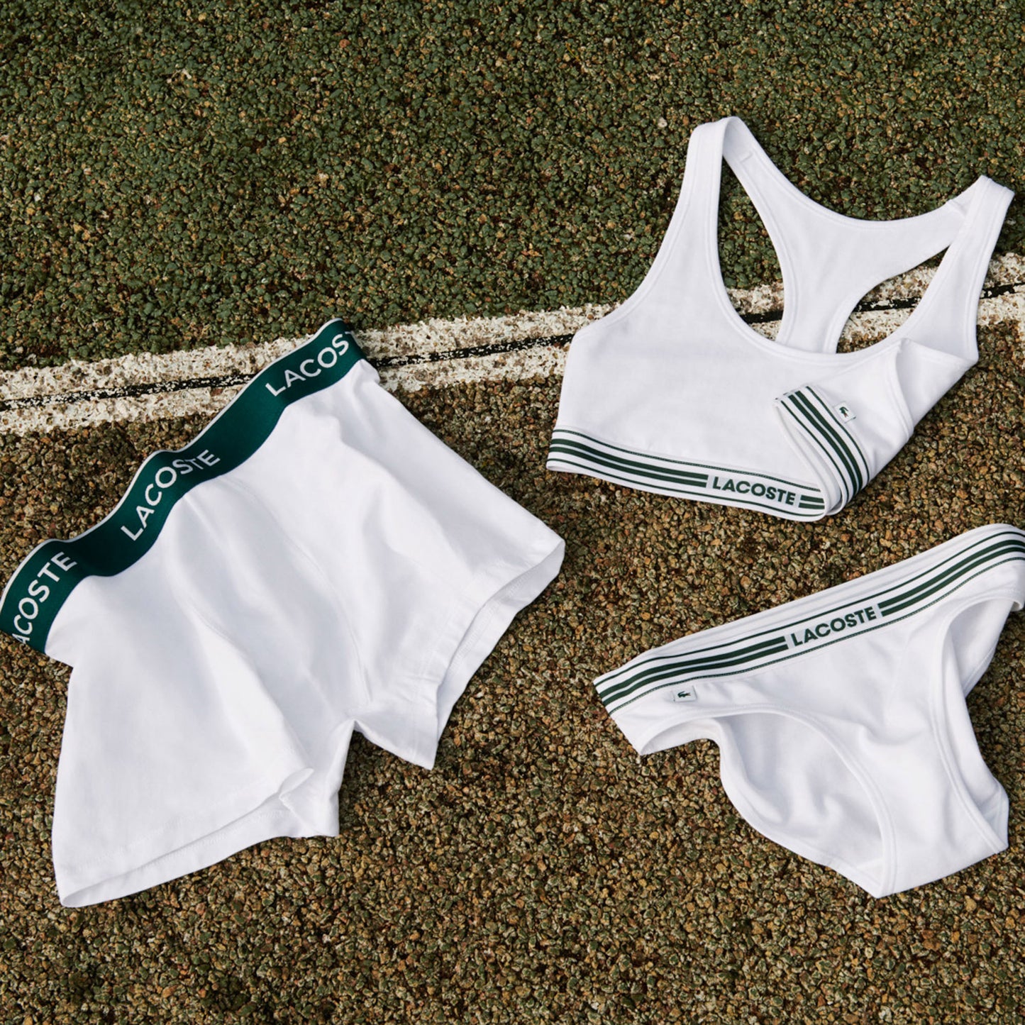 Lacoste Classic Kadın Beyaz Bra Külot